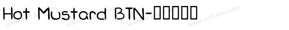 Hot Mustard BTN字体转换